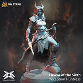 Elkava of the Sixth - Deception Huntress 3D-printed model